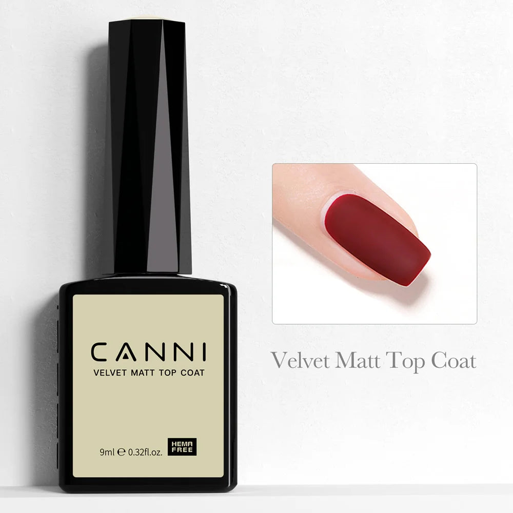 CANNI 9ml Nail Gel Polish HEMA TPO FREE Transparent Jelly Color Nude Pink French SoakOff UV LED Varnish Lacquer Milky White DIY