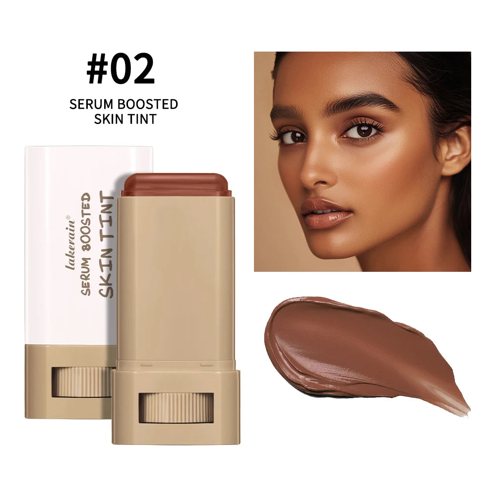 Skin Tint Stick Waterproof Nourishing Solid Tinted Serum Foundation Skin Tint Balm Face Tinted Face Stick Makeup