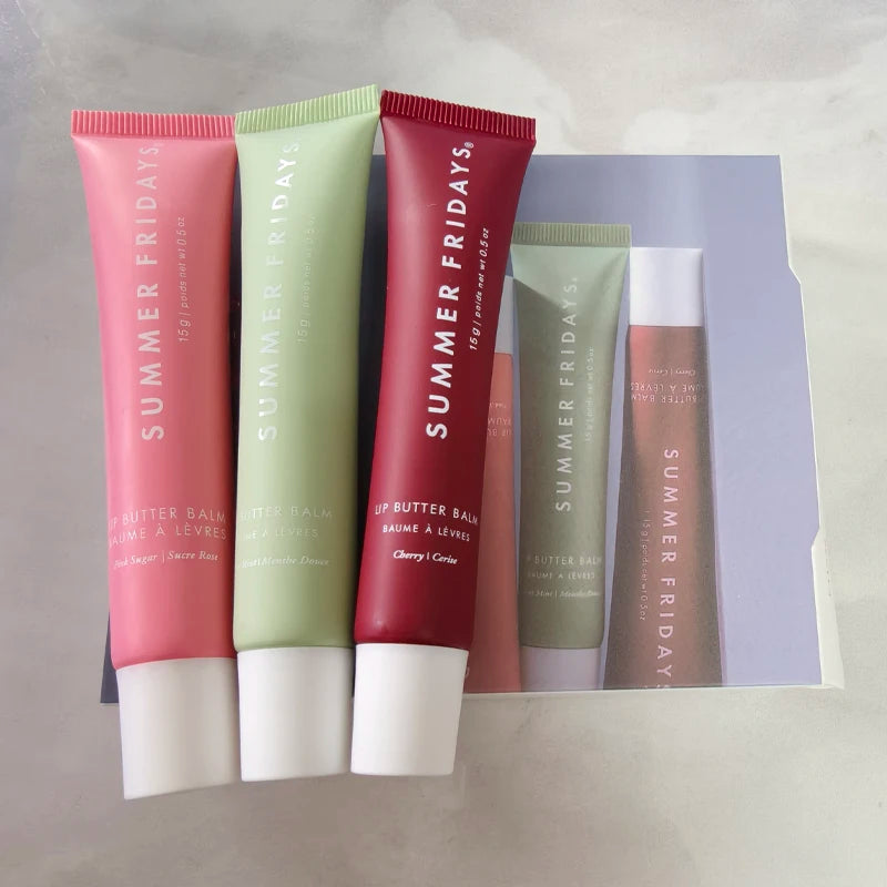 Latest Summer Friday's Jet Lag Mask Lip Balm Toasted Marshmallow Pink Sugar Vanilla Beige Birthday Cake Moisturizer Lip Gloss