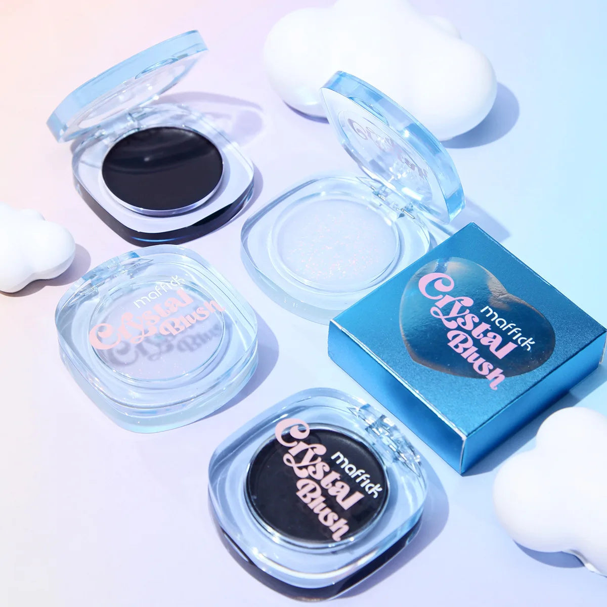 Temperature-Activated Blush - Crystal Clear to Color Shift, Natural Nude Glow & Gradient Effect, Long-Lasting & Waterproof Cream
