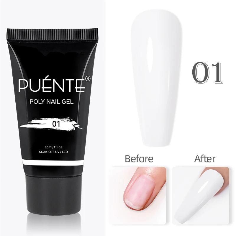 PUENTE 7.5ML Red Flame Reflective Gel Nail Polish Flash Sparkling Red Glitter Nail Gel Soak Off UV Semi-permanent Nail Varnish