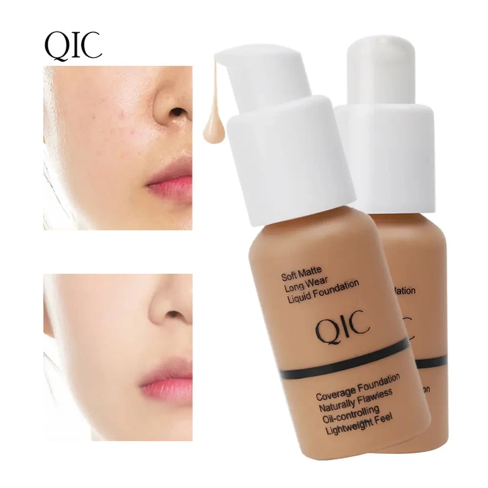 30ml Liquid Foundation | Concealer, Naturally Flawless, Matte, Oil-Control, Waterproof, Long-Lasting Makeup