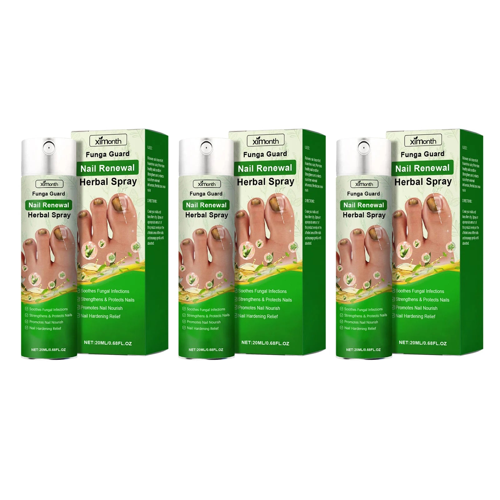 Nail-Fungal Treatments For Toenails Herbal Ingredients For Remove Onychomycosis Treatment Gentle Nourishing Nail Care Products