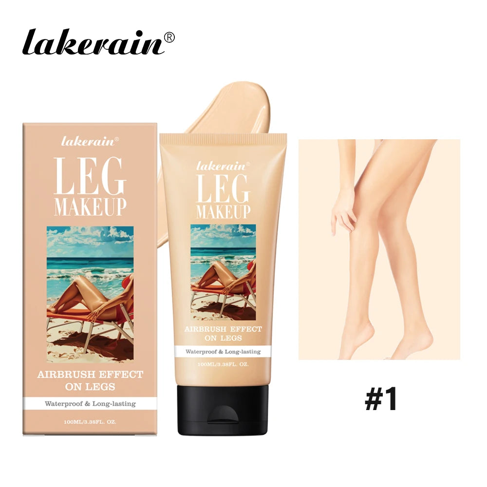 100ml Liquid Foundation | Long-Lasting, Waterproof, Anti-Transfer, Evens Skin Tone, Wheat Tan Brown Shade