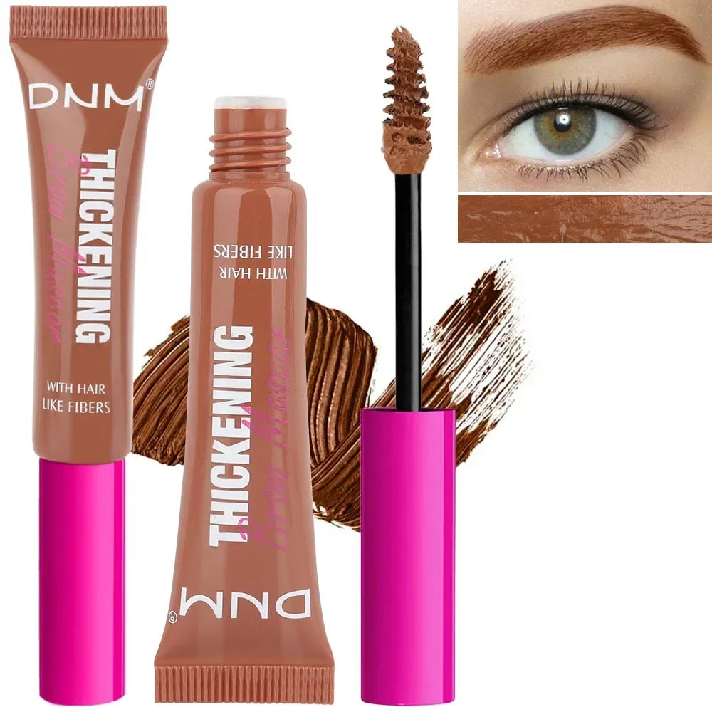 1pcs Eyebrow Gel Cream Waterproof Styling Cream Long Lasting Fixing Brow Make Up Natural Wild Brow Pomade Setting Gel with Brush
