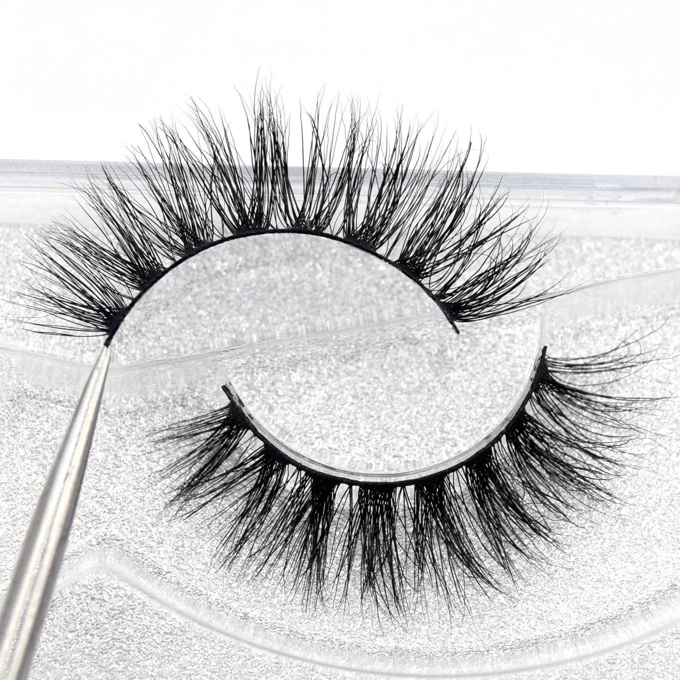 Visofree Eyelashes 3D Mink Lashes Soft Natural Handmade Cruelty Free Mink Eyelashes Lightweight Full Strip Cilios Posticos D23