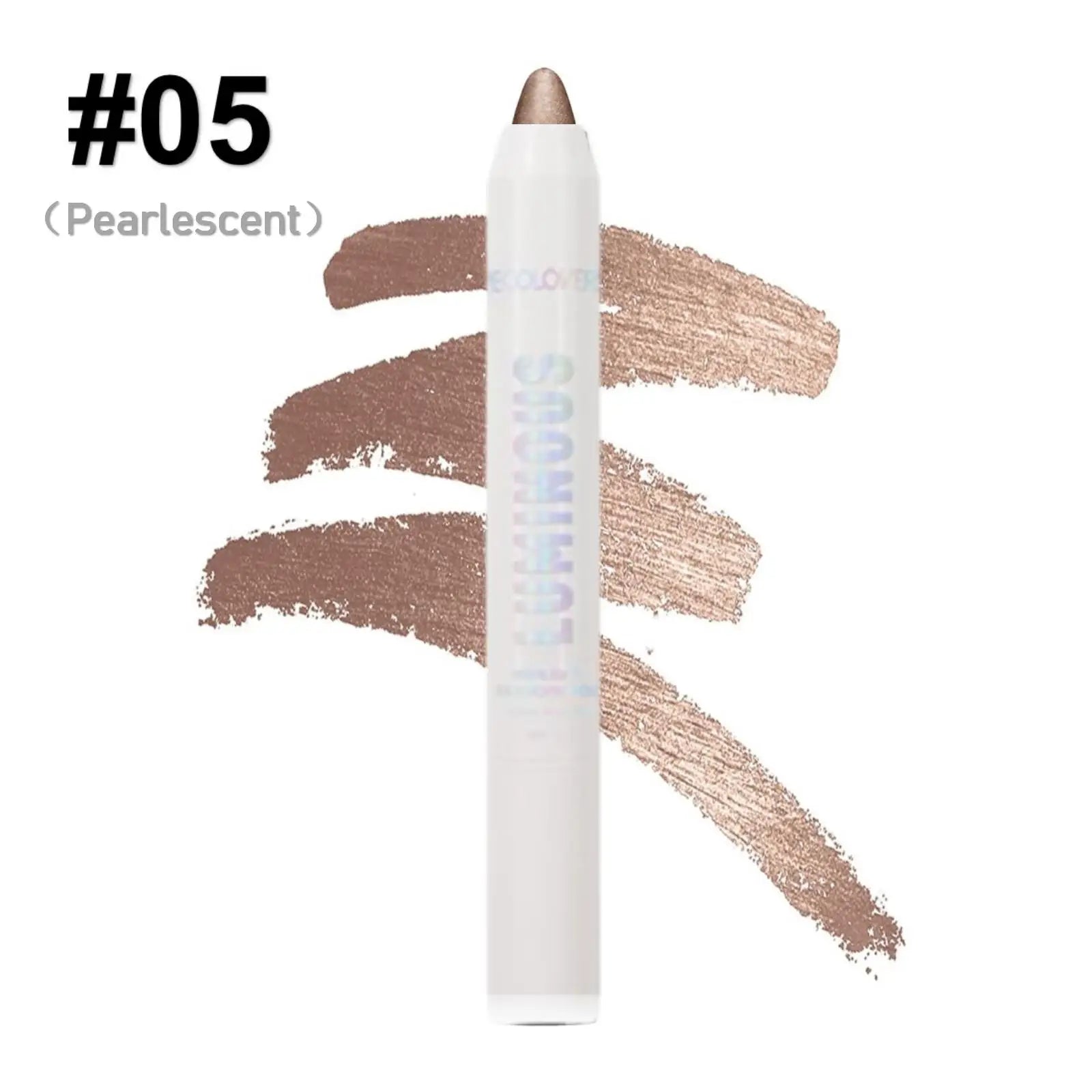 Brightening Face Glitter Highlighter Stick Eyeshadow Pearlescent White Nude Brown Highlight Makeup High Gloss Face Contour Stick