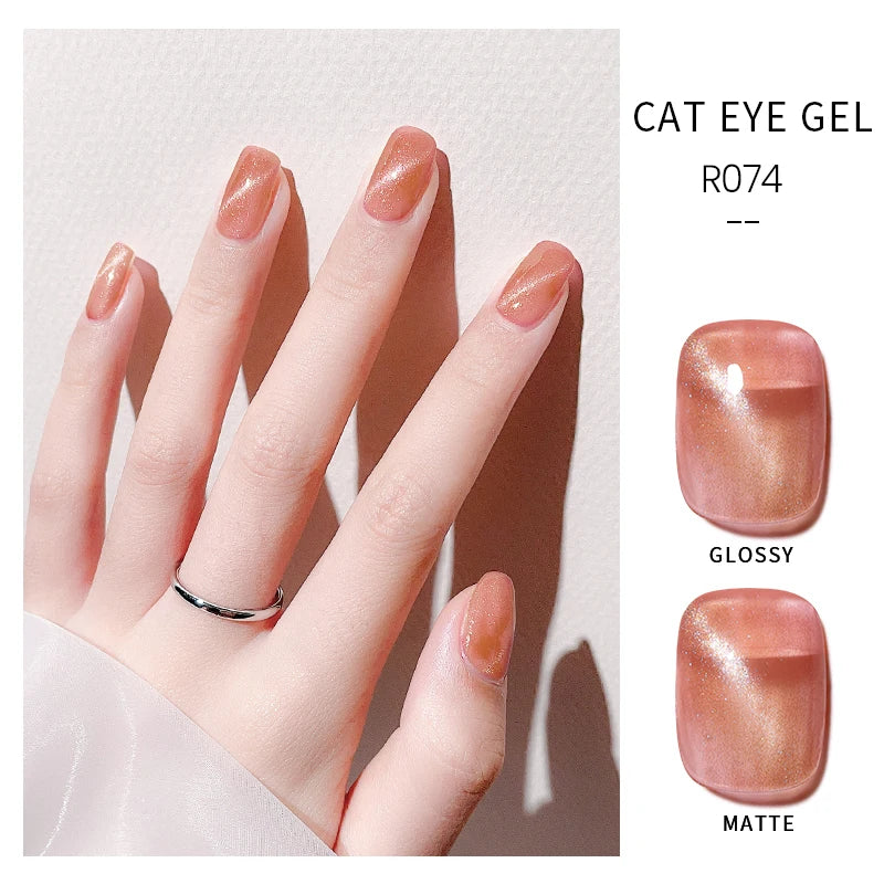 MAYCHAO 10ml Cat Magnetic Gel Nail Polish Cat Eye Glitter Effect Semi Permanent Soak Off UV Gel Varnish Manicure For Nail Art