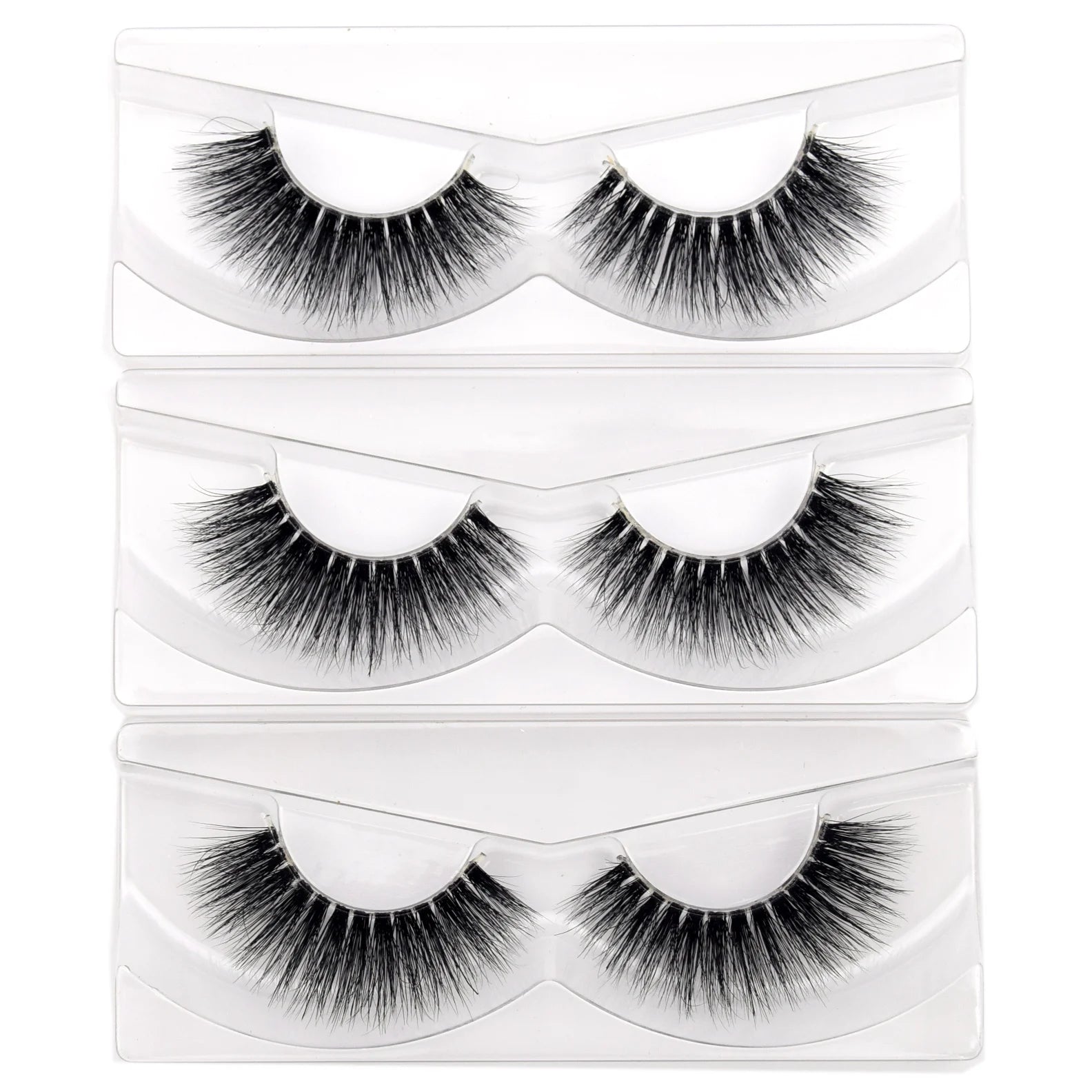 Visofree Eyelashes 3D Mink Lashes Soft Natural Handmade Cruelty Free Mink Eyelashes Lightweight Full Strip Cilios Posticos D23