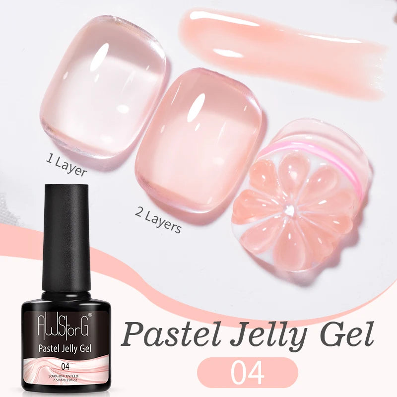 AWStorG 7.5ML Golden Gradient Cat Eye Magnetic Gel Sparkling Glitter Nail Polish Semi Permanent UV Nail Art No Need Base Color