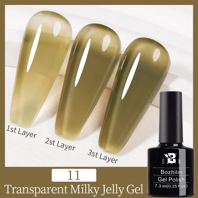 AWStorG 7.5ML Golden Gradient Cat Eye Magnetic Gel Sparkling Glitter Nail Polish Semi Permanent UV Nail Art No Need Base Color