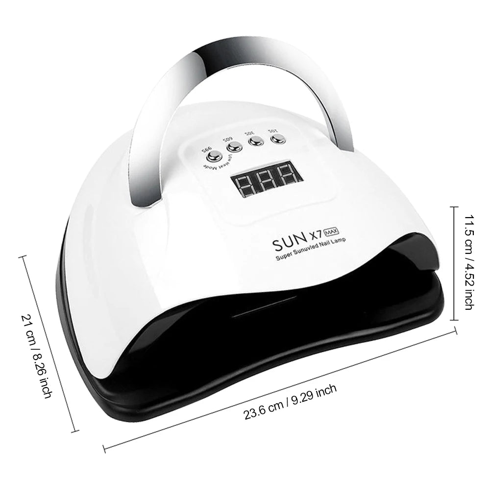 UV LED Nail Lamp,Gel Nail Dryer with Auto Sensor 57 LED Fast Curing Smart Polish Dryer for Gel Nails Professional Manicure Tool