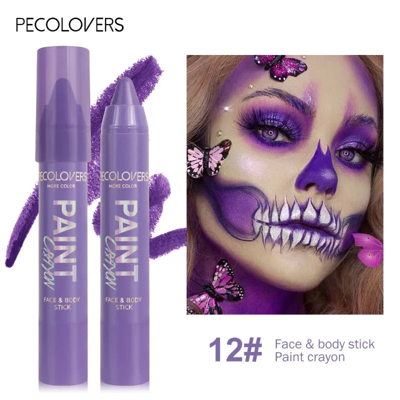 Multi-color Body Paint Pen, Face Painting, Easy Makeup Removal, Waterproof and Sweat-proof, Facial Cosmetics