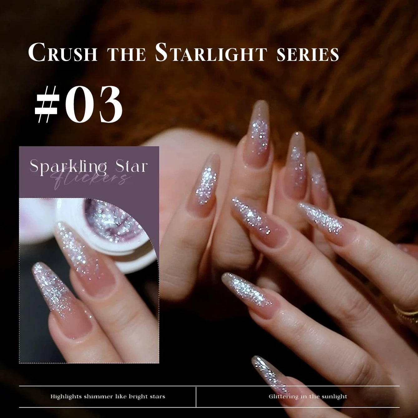 MIANEL1-12pcs 12ML Pink Blue White Green Series With Explosive Glitter Gel Nail Polish, Popular Yun Brocade Diamond Gel Polish
