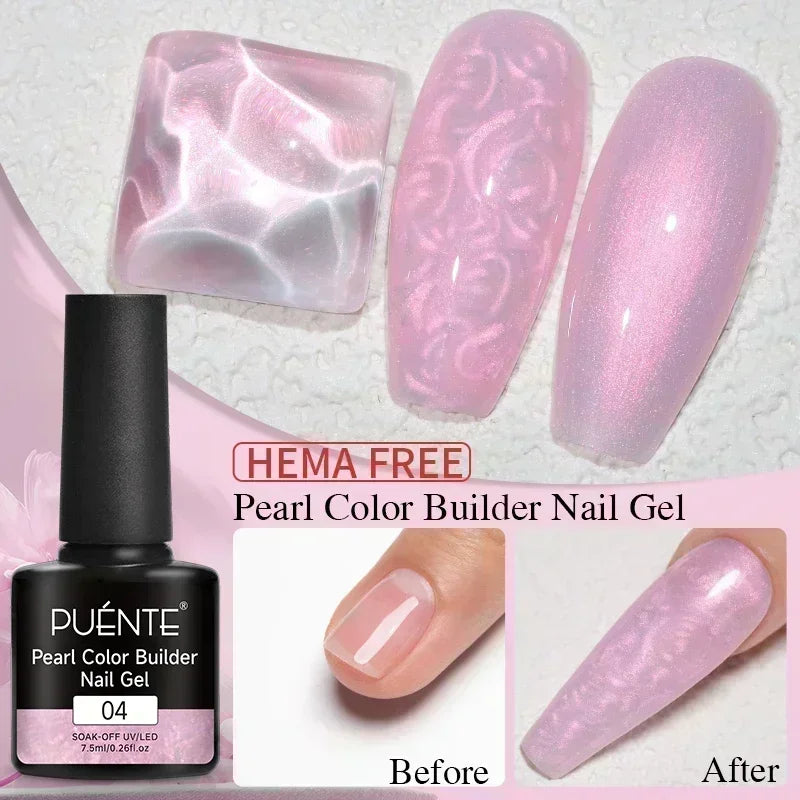 PUENTE 7.5ML Vibrant Blue Cat Eye Gel Nail Polish High Glossy Long-Lasting Soak Off UV Semi-Permanent Nail Art Varnish Manicure