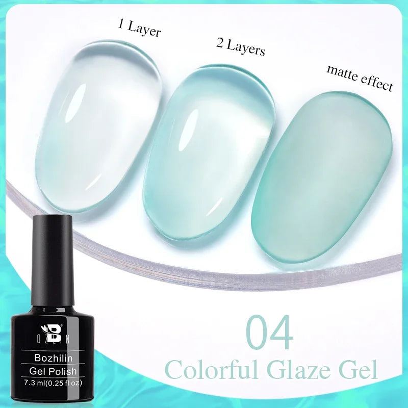 AWStorG 7.5ML Golden Gradient Cat Eye Magnetic Gel Sparkling Glitter Nail Polish Semi Permanent UV Nail Art No Need Base Color