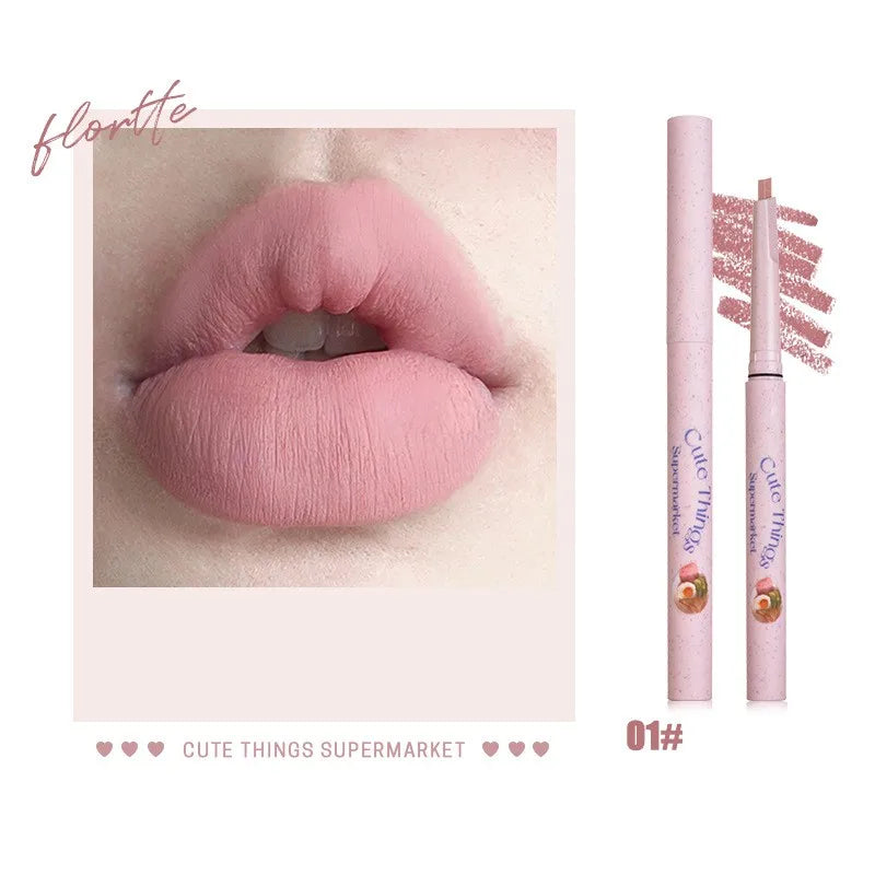 New Slim Lip Liner Long Lasting High Pigments Waterproof Lady Charming Lip Liner Contour Makeup Lipstick Tools FLORTTE