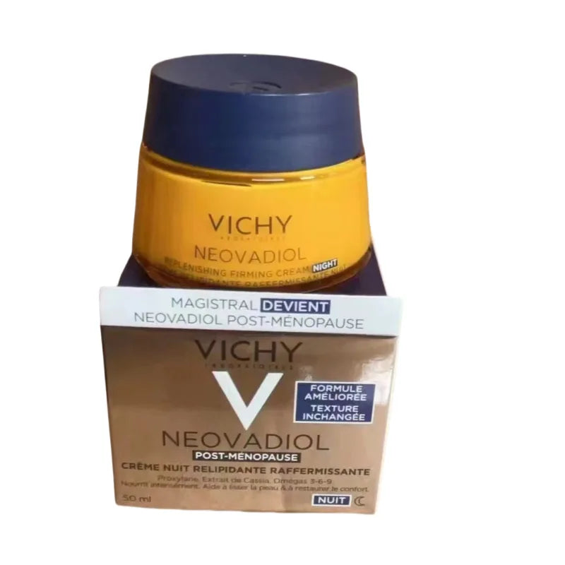 Vichy Various Essence & Cream - Collagen Night Cream, Nutritional Cream, Retinol Serum,VC Rejuvenating/HA Moisturizing Skin Care