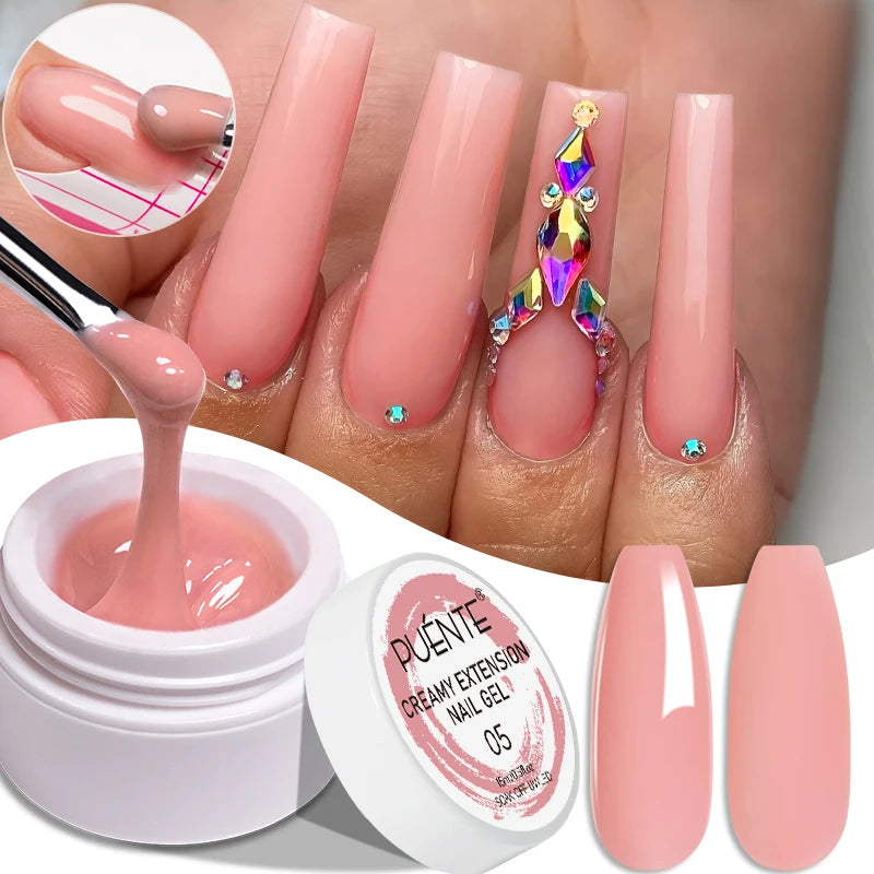 PUENTE 7.5ML Red Flame Reflective Gel Nail Polish Flash Sparkling Red Glitter Nail Gel Soak Off UV Semi-permanent Nail Varnish