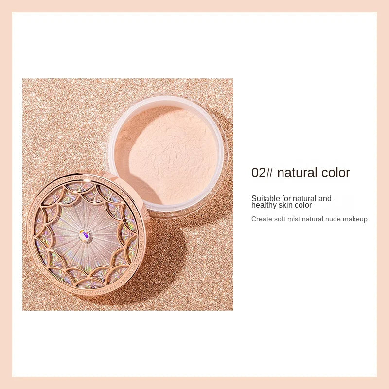 2023 Loose Setting Powder Mineral Shrink Pores Waterproof Matte Finish Makeup Oil-control Professional Women's Cosmetics
