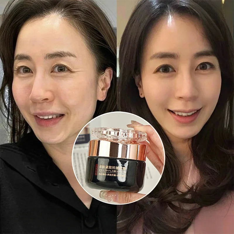 Peptide Anti Wrinkle Firming Cream Fades Fine Lines Brightens Skin Tone Moisturizes Hydrates Improves Dull Skin