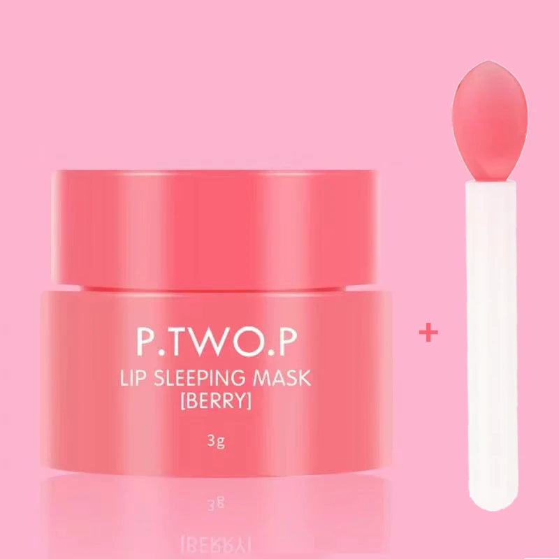 3g South Korea Lip Sleep Mask Night Sleep Maintenance Moisturizing Lips Gloss Bleach Cream Nourishing Lips Care Cherry Lip Balm