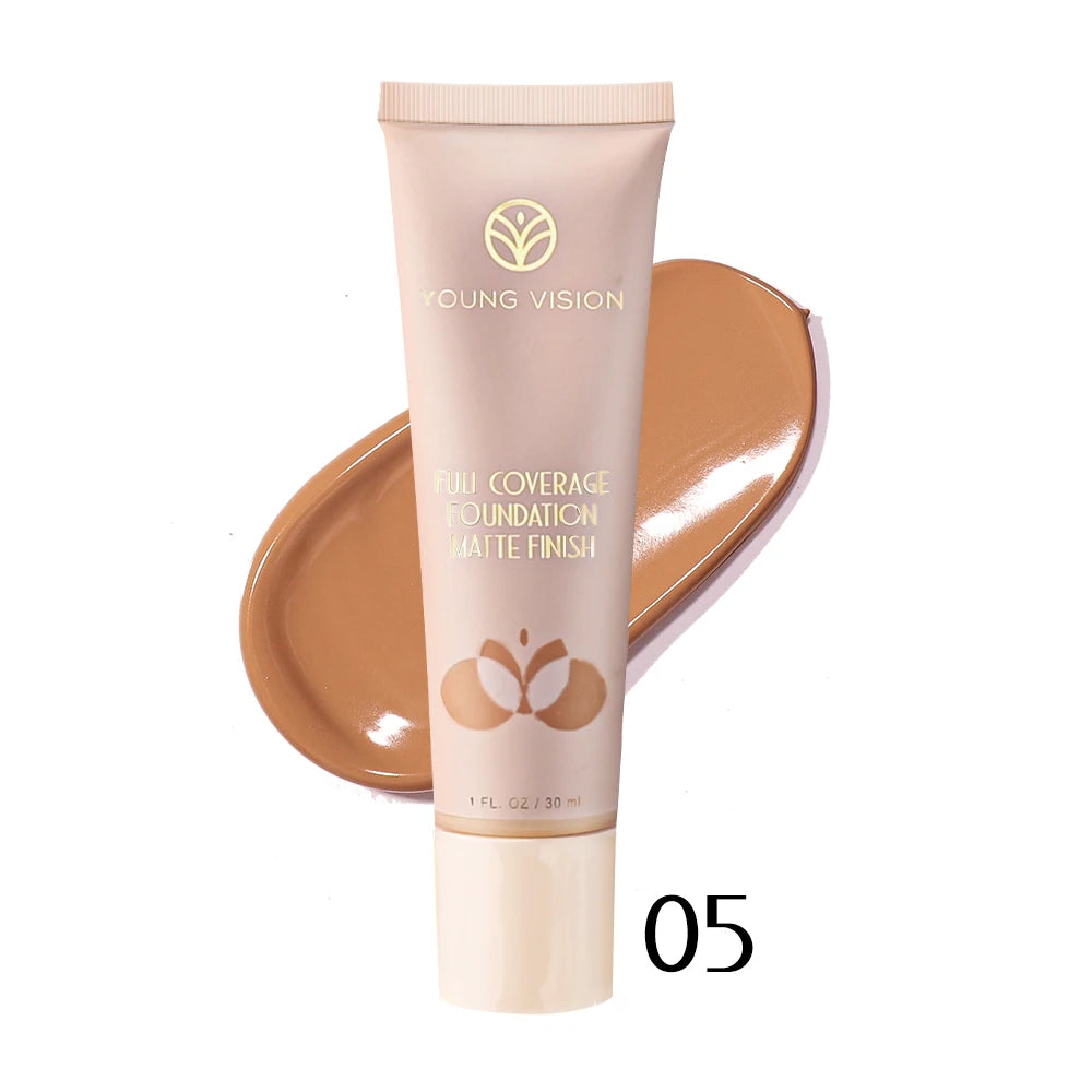 YOUNG VISION matte face concealer acne wheat face foundation cream 6 colors optional