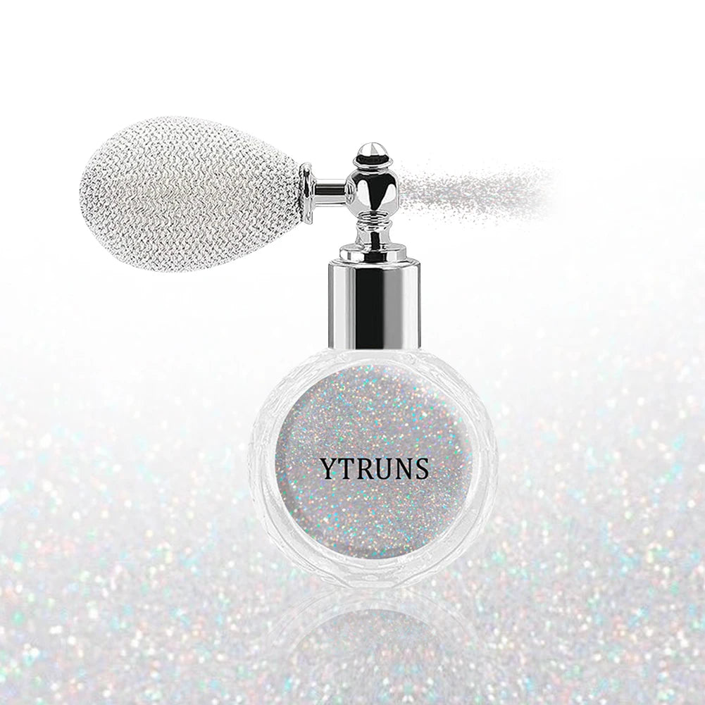 Star glitter spray, mixing color system, body makeup highlighter, 3D glitter fine powder, suitable for performances and banquets
