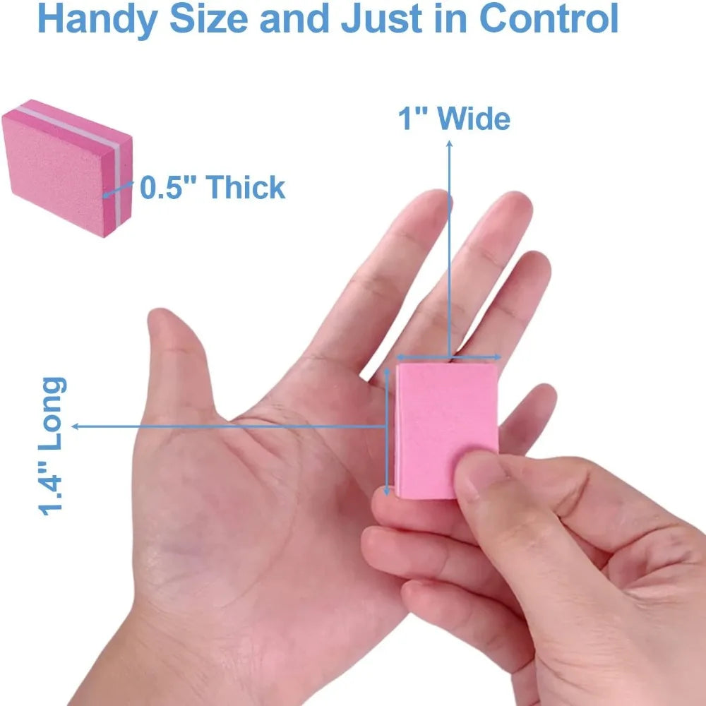 Mini Buffer Block Nail File for Acrylic Nails and Natural Nails, Nail Buffer Block for Nail Polishing Block