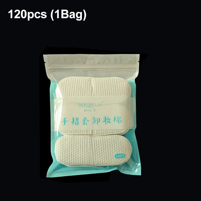 240/120pcs U-Shaped Cotton Pads For Face Makeup Removal Soft Makeup Cotton Pads Face And Nails For Removing Makeup Remover Tools