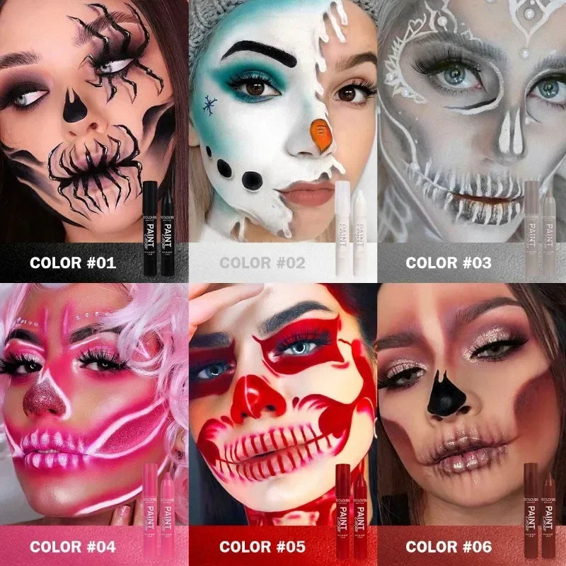 1PC Colorful Facial and Body Paint Sticks - Waterproof, Gentle Texture, Long-lasting, Suitable for Party, Ideal for Women's Gift