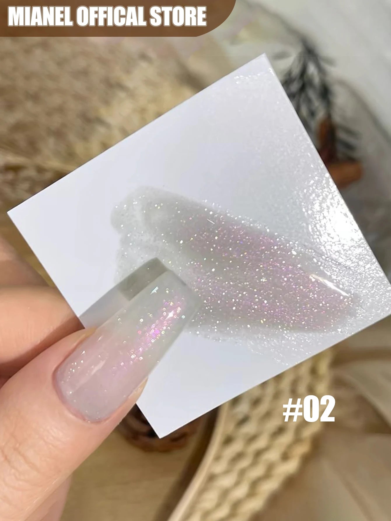 MIANEL1-12pcs 12ML Pink Blue White Green Series With Explosive Glitter Gel Nail Polish, Popular Yun Brocade Diamond Gel Polish
