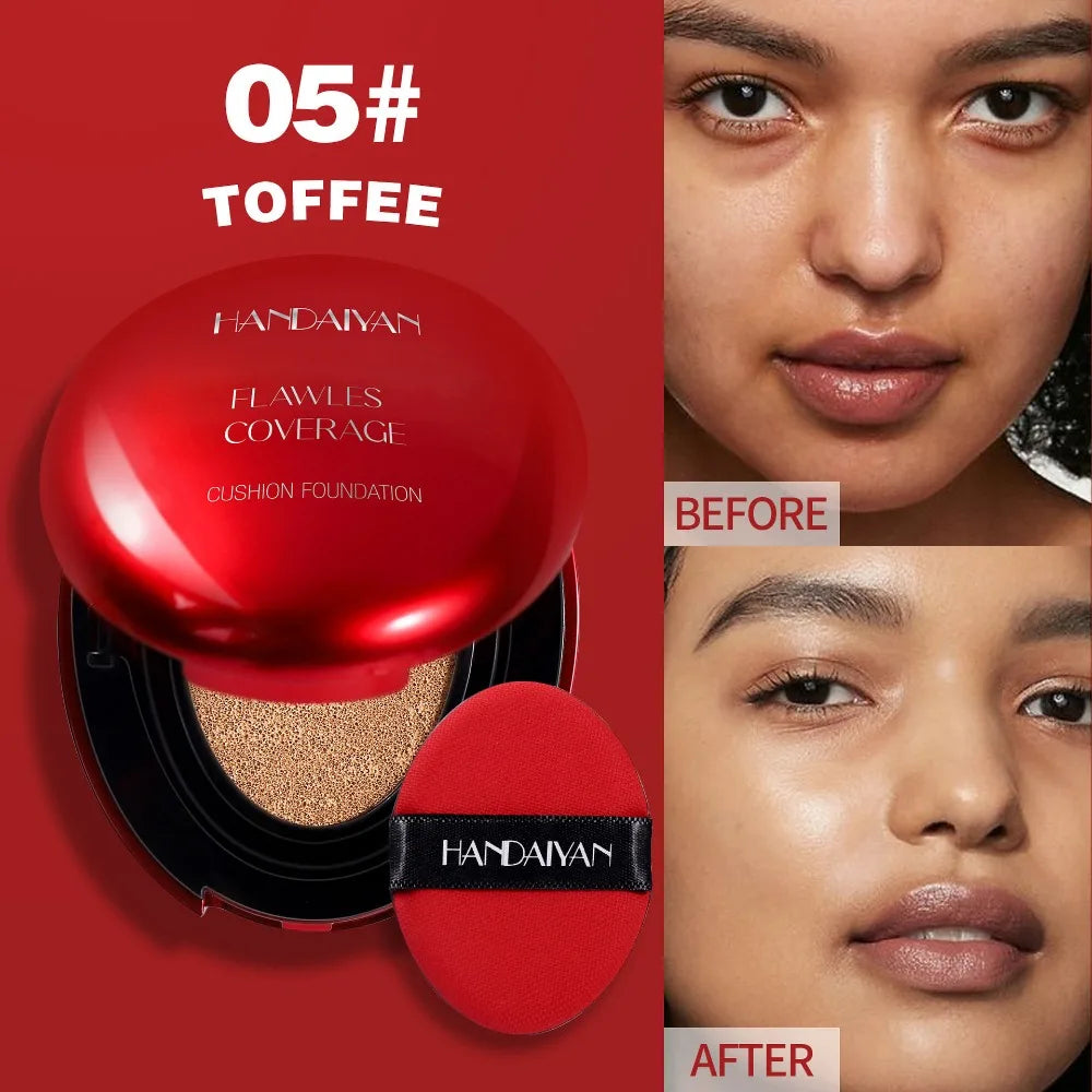 Air Cushion Foundation Light Cream Natural Moisturizing Whitening Oil-control Women Base Long-lasting Makeup Korean Cosmetic