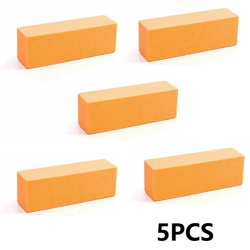 5/10PCS Nail Buffer Polishing Block Buffer for Polisher Manicure Buff Professional Sponge Nail File Milling Cutter for Manicure