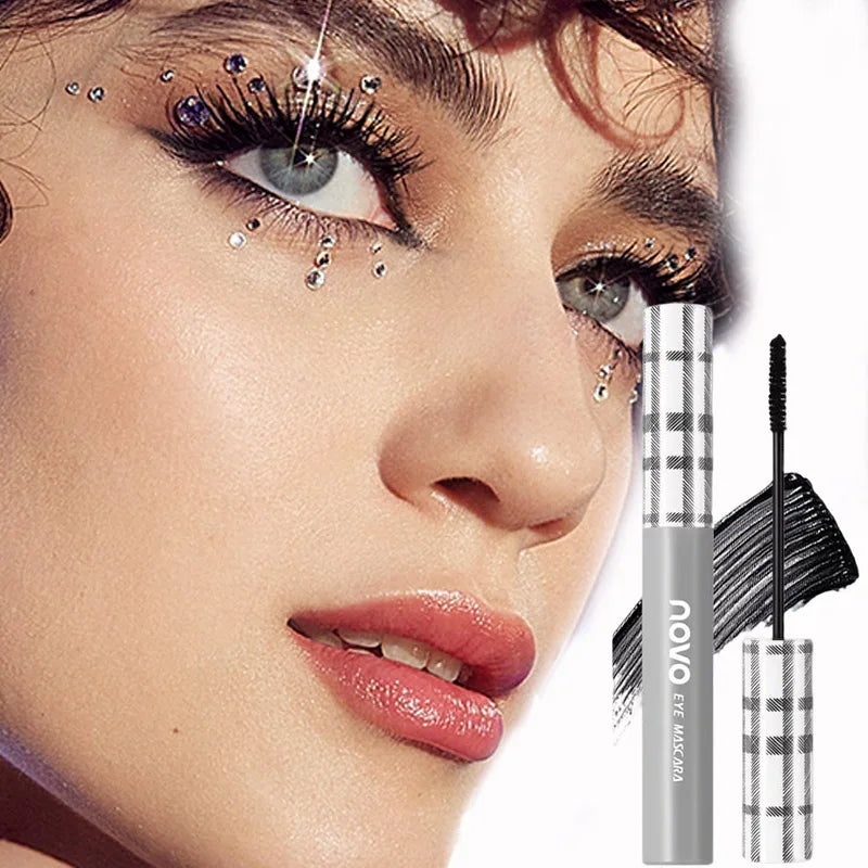 Black Mascara, Waterproof & Long-Lasting, Volumizing and Curling and Extension, Suitable for Mascara Base and Everyday Look