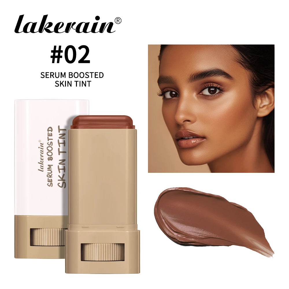 Skin Tint Stick Waterproof Nourishing Solid Tinted Serum Foundation Skin Tint Balm Face Tinted Face Stick Makeup