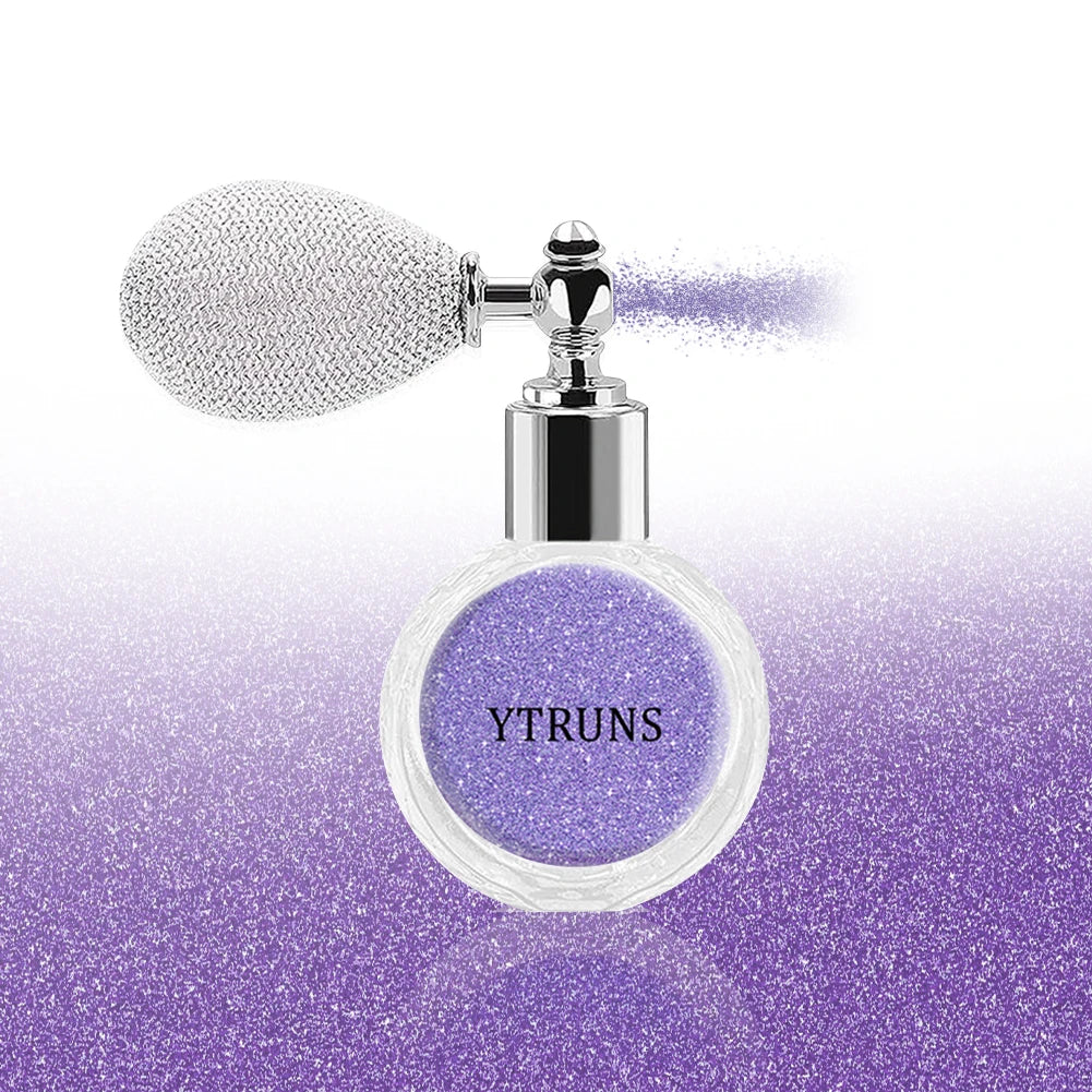 Star glitter spray, mixing color system, body makeup highlighter, 3D glitter fine powder, suitable for performances and banquets
