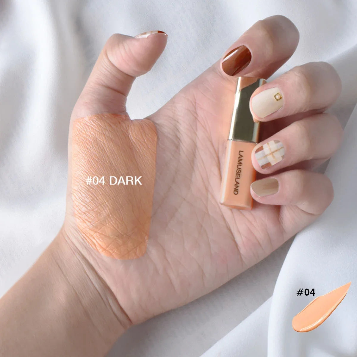 Even Skin Tone Moisturizing Oil Control Liquid Concealer Freckles Covering Acne Marks Dark Circles Concealer Face/Eye's Makeup