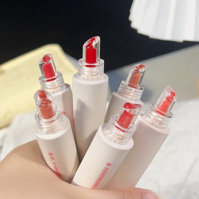 Jelly Mirror Transparent Lip Gloss Waterproof Moisturizing Non-stick Cup Long-lasting Lipstick Crystal-frozen Lips Glaze Makeup