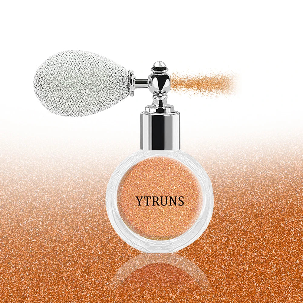 Star glitter spray, mixing color system, body makeup highlighter, 3D glitter fine powder, suitable for performances and banquets