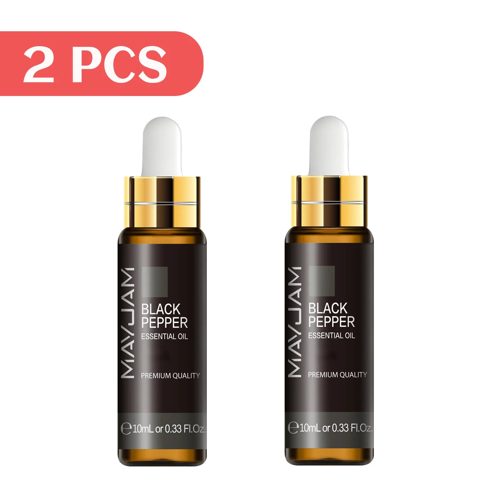 MAYJAM 2pcs Pure Essential Oils with Dropper Sweet Orange Lavender Jasmine Eucalyptus Vanilla Sandalwood Cajeput Vetiver Sage