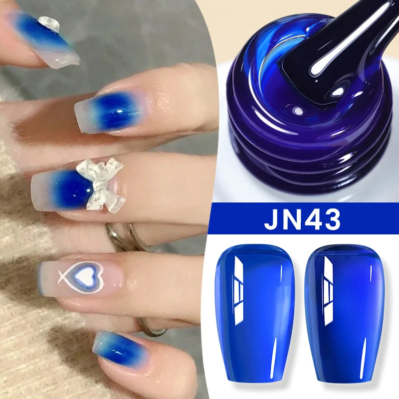 BORN PRETTY Metal 10ml Watercolor Nail Polish Air Dry Marble Nail Polish Gradient Ink for Painting Manicure DIY at Home