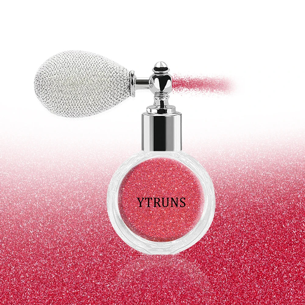 Star glitter spray, mixing color system, body makeup highlighter, 3D glitter fine powder, suitable for performances and banquets