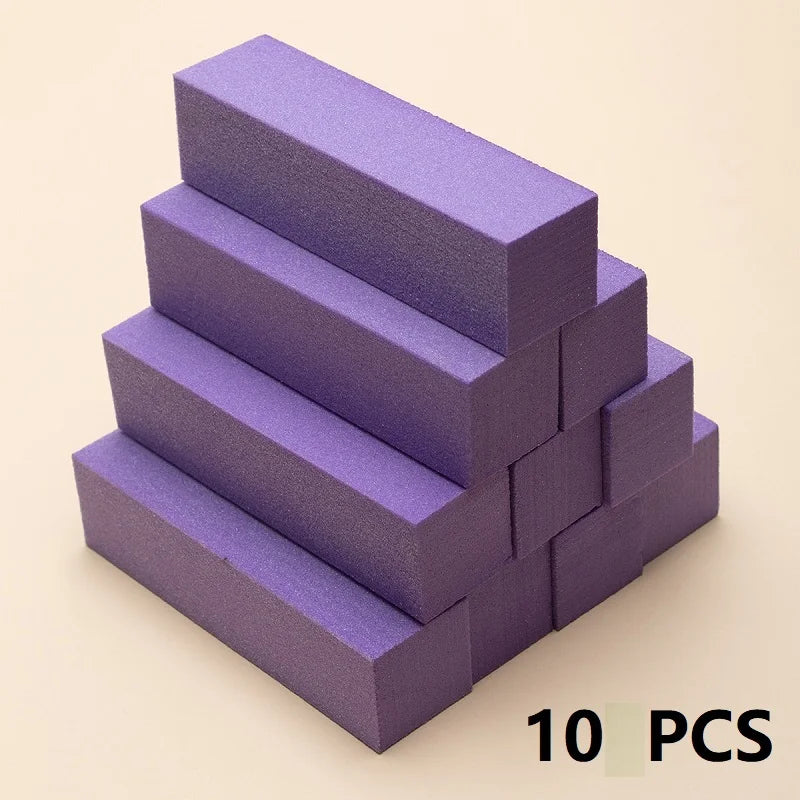 5/10PCS Nail Buffer Polishing Block Buffer for Polisher Manicure Buff Professional Sponge Nail File Milling Cutter for Manicure