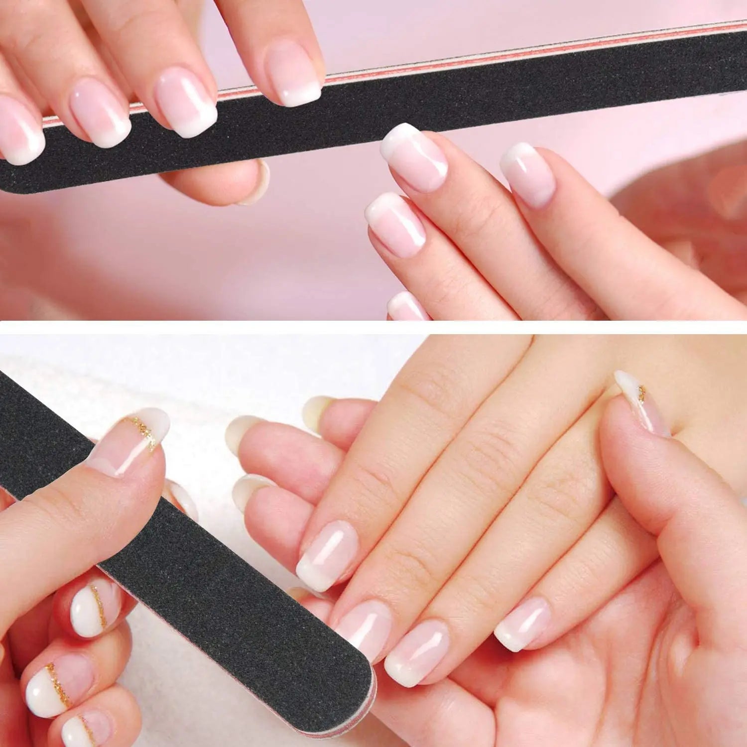 Manicure Set Nail File Nail Pen Nail Brush Nail Cuticle Oil Pen Nutrient Solution for Home Use and Professional Nail Salon