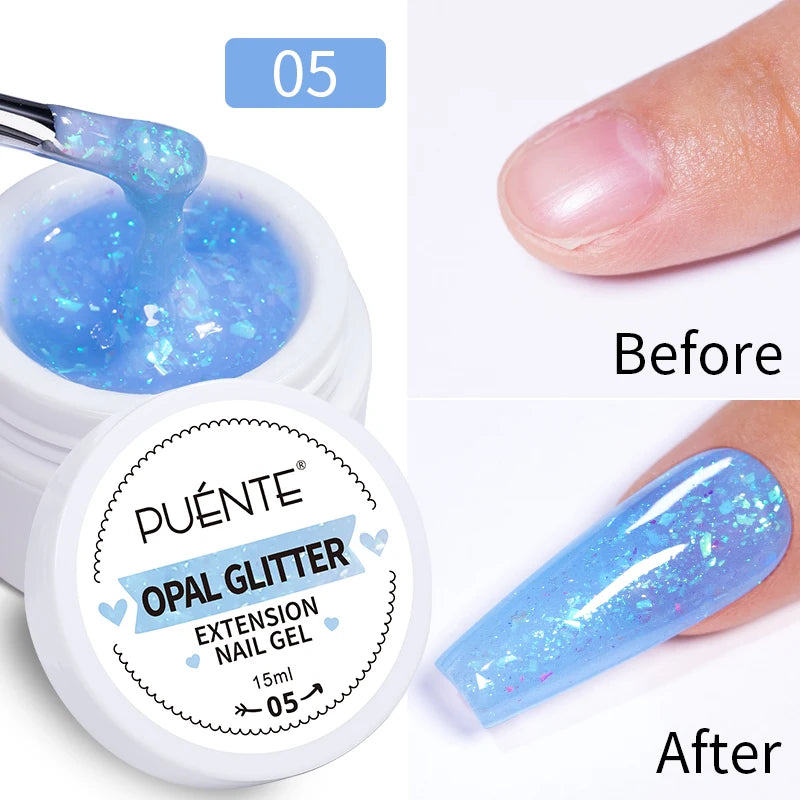 8ML Christmas Sparkling Reflective Diamond Glitter Liner Gel Nail Polish Soak Off UV Semi-Permanent Nail Art Varnish Manicure
