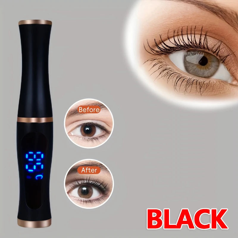 2025 New Electric Heated Eyelash Curler USB Powered Lash Curling Tool Natural Look Beauty Supplies for Home Travel Use