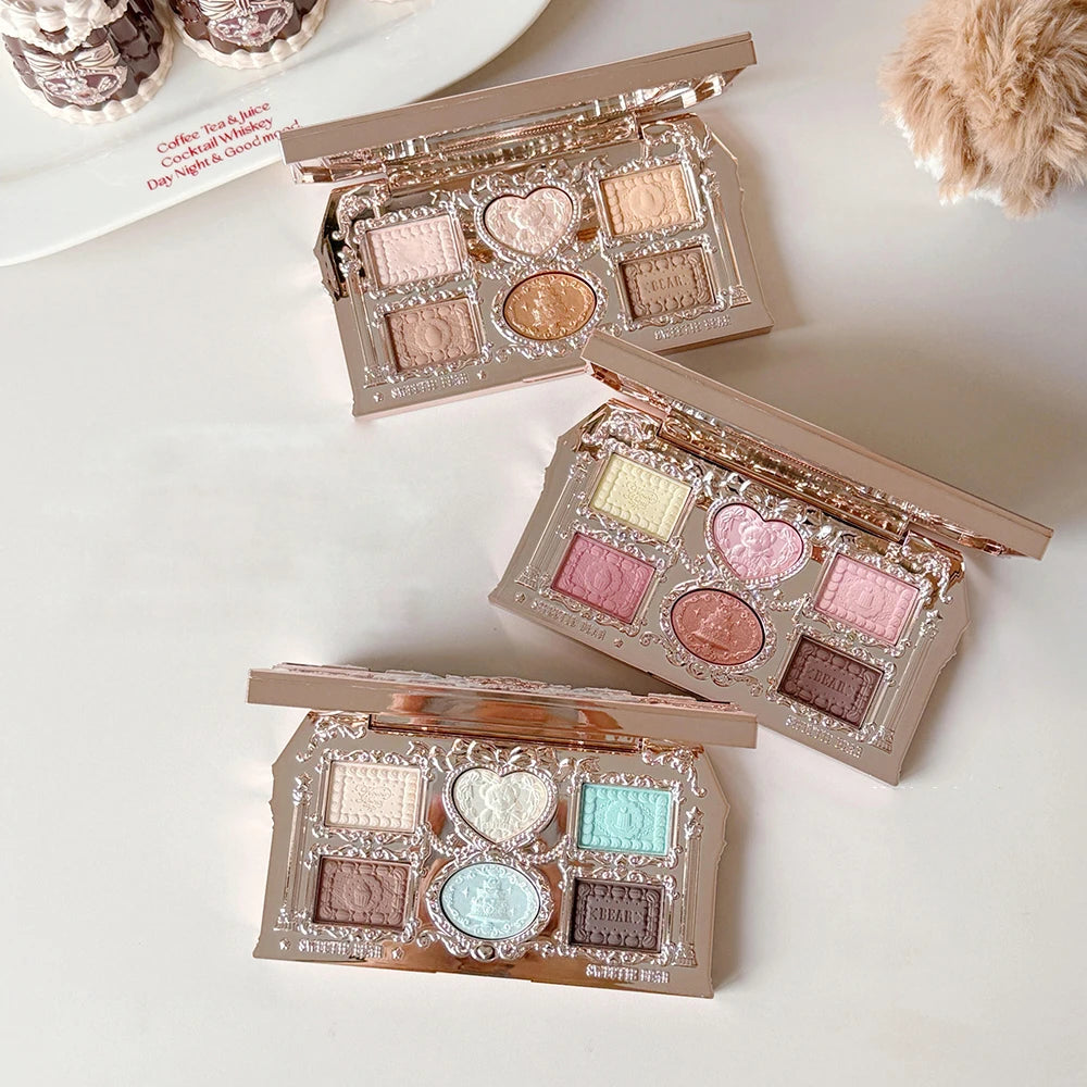 Flower Knows 2026 Bunny Garden Makeup Palette Cute Rabbit Themed Eyeshadow Blush Highlight All In One Cosmetic Collection