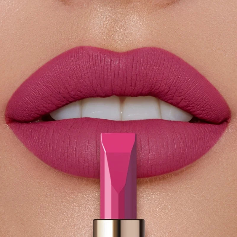 Matte silky velvet lipstick, durable, waterproof and sweat resistant, suitable for daily makeup, Valentine's Day to send female
