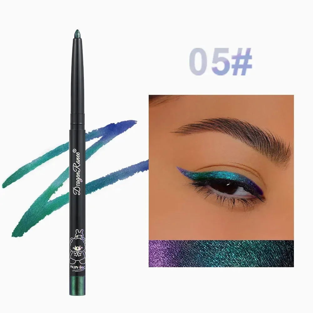 Diamond Shiny Eyeliner Pencil Waterproof Chameleon Eyeliner Gel Metallic Eyeshadow Liner Pearl Gloss Color Aurora Eyes Make up